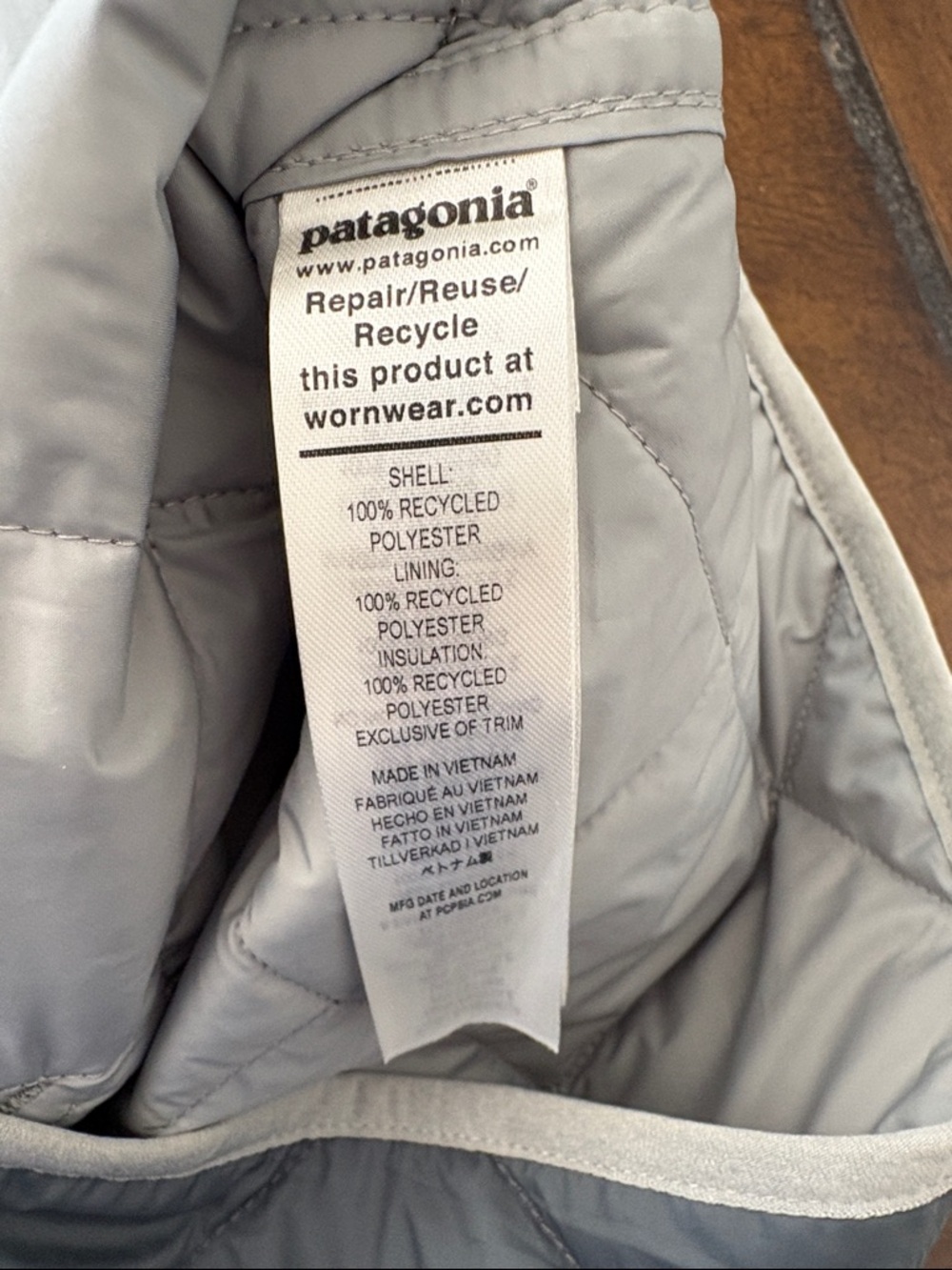 NWT Women's Diamond Quilted Bomber Hoody Nouveau Green Grey Size Small - Picture 7 of 7